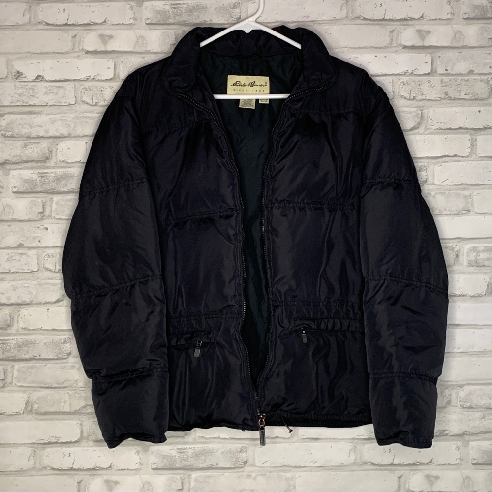 EDDIE BAUER Light Feather Down Puffer ZipUp Jacket